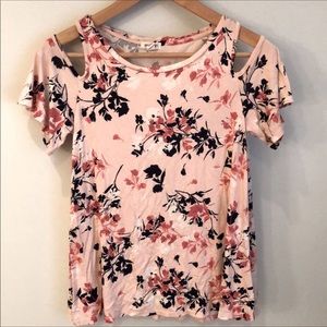 Pink floral top